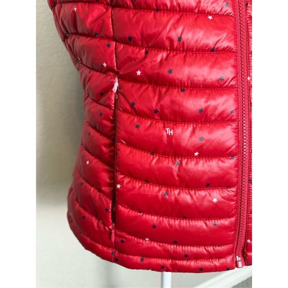 Tommy Hilfiger Red Star Puffer Vest Small - Picture 7 of 8